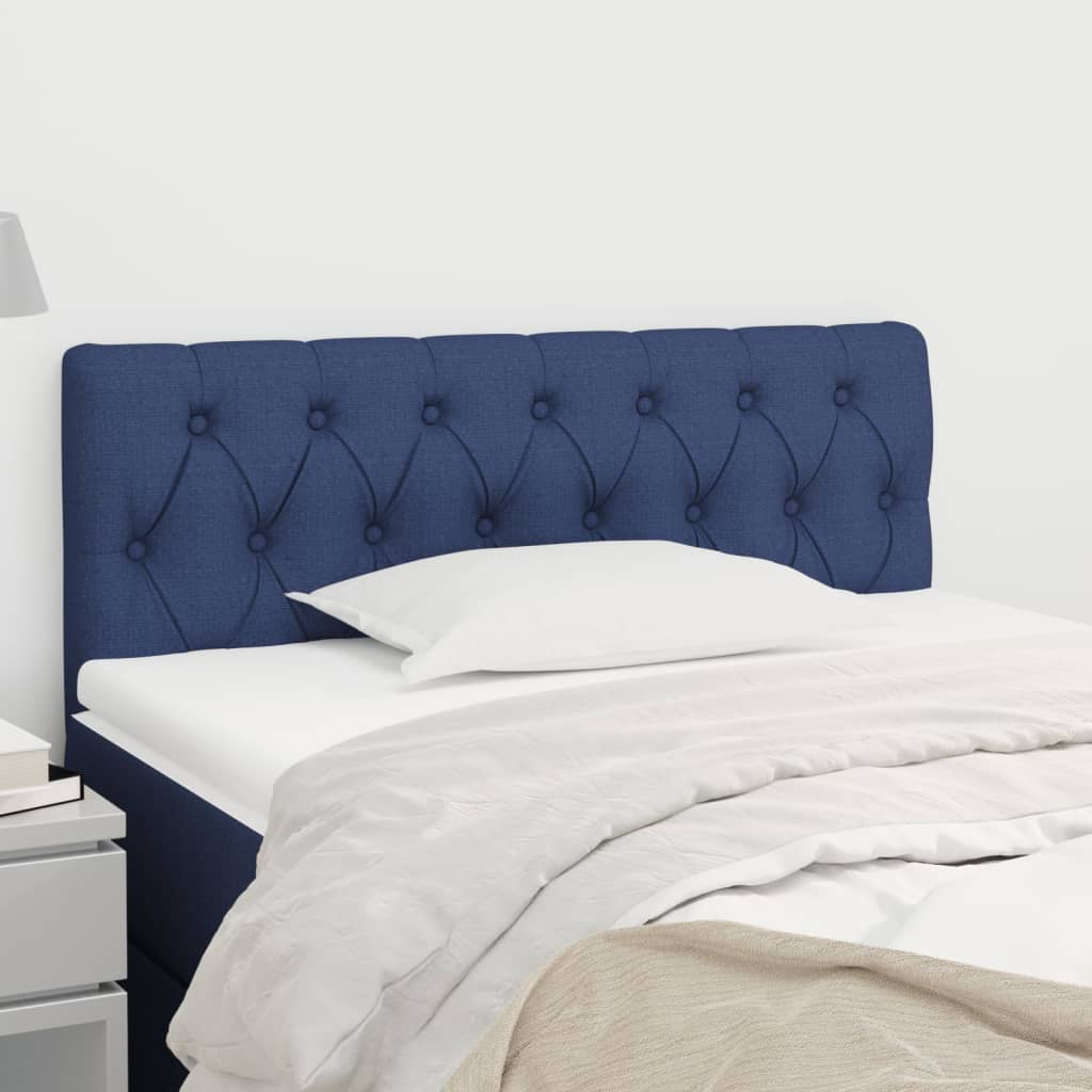 Hoofdbord 100x7x78/88 cm stof blauw is nu te koop bij PeponiXL, paradijselijk wonen!