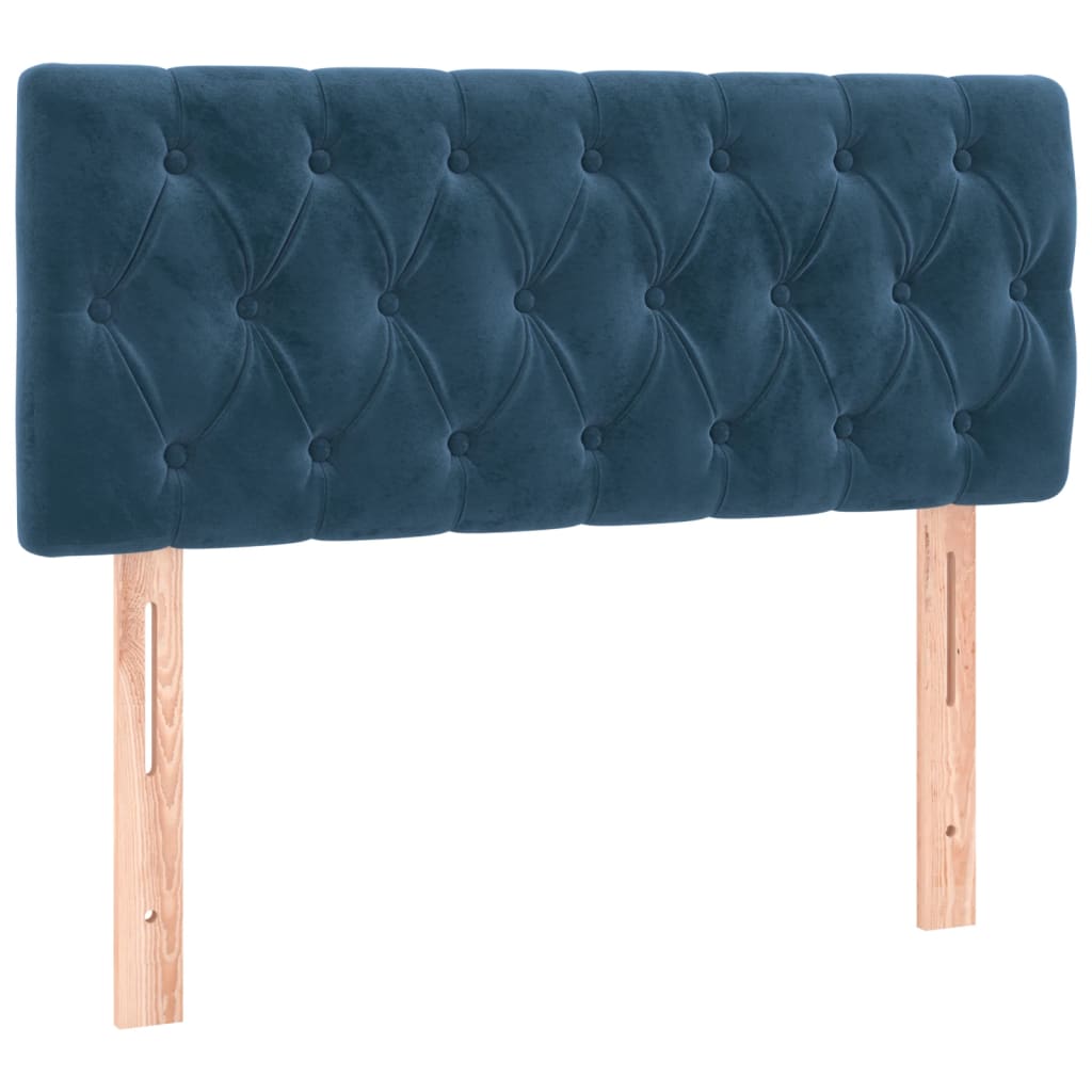 Hoofdbord 100x7x78/88 cm fluweel donkerblauw is nu te koop bij PeponiXL, paradijselijk wonen!