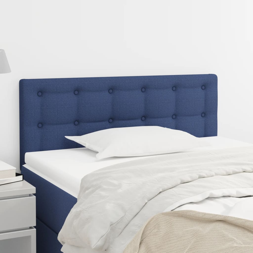 Hoofdbord 80x5x78/88 cm stof blauw is nu te koop bij PeponiXL, paradijselijk wonen!