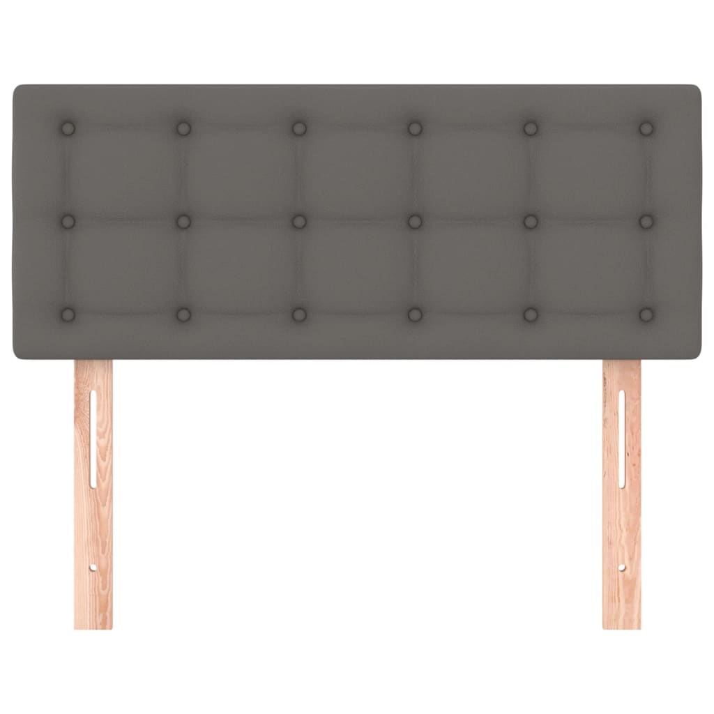 Hoofdbord 80x5x78/88 cm kunstleer grijs is nu te koop bij PeponiXL, paradijselijk wonen!