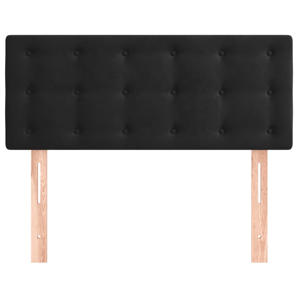 Hoofdbord 80x5x78/88 cm fluweel zwart is nu te koop bij PeponiXL, paradijselijk wonen!