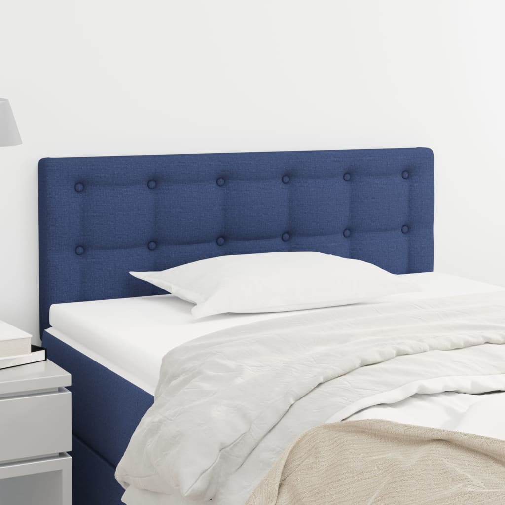 Hoofdbord 90x5x78/88 cm stof blauw is nu te koop bij PeponiXL, paradijselijk wonen!