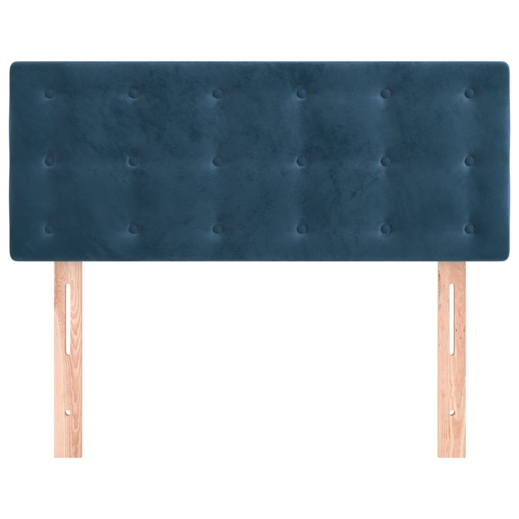 Hoofdbord 90x5x78/88 cm fluweel donkerblauw is nu te koop bij PeponiXL, paradijselijk wonen!