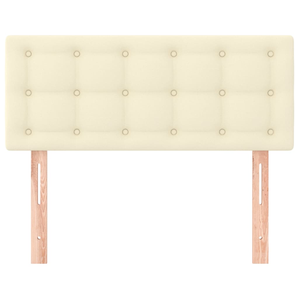 Hoofdbord 100x5x78/88 cm kunstleer crèmekleurig is nu te koop bij PeponiXL, paradijselijk wonen!