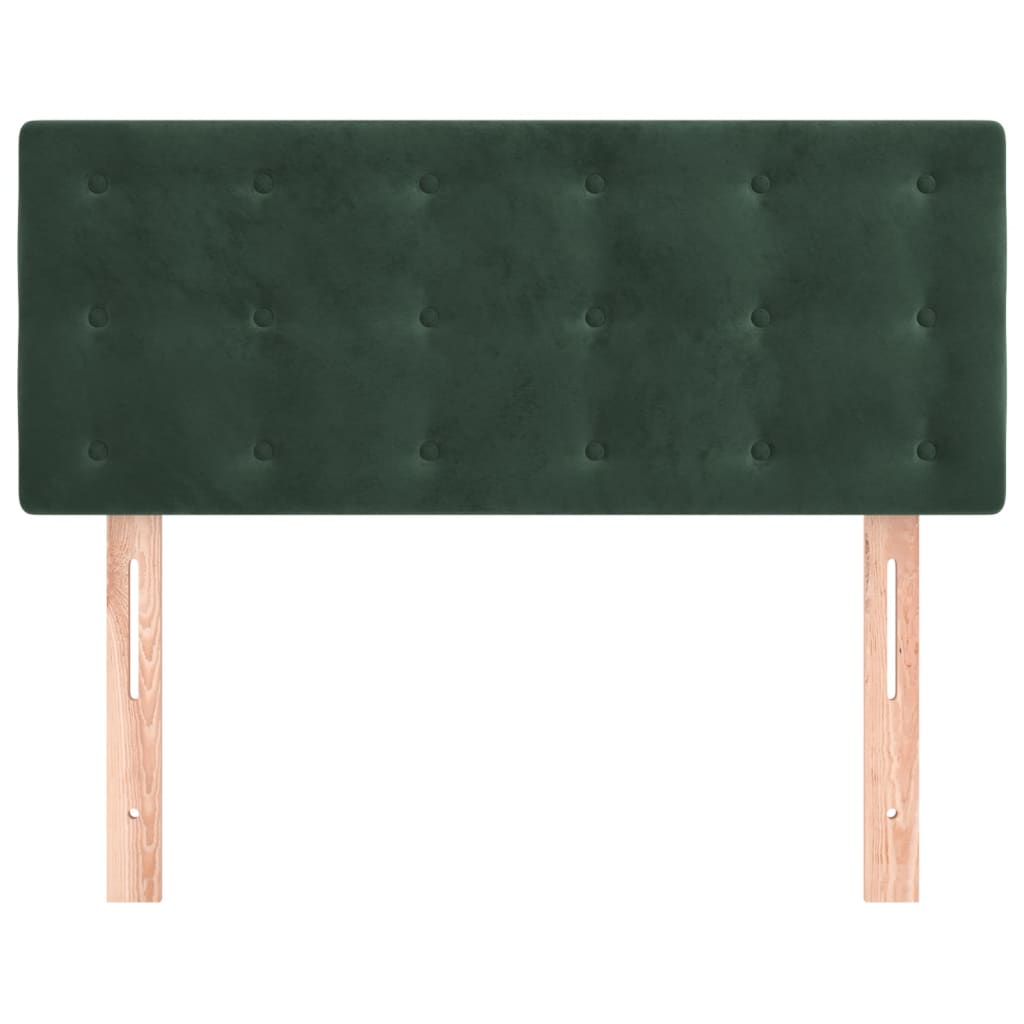 Hoofdbord 100x5x78/88 cm fluweel donkergroen is nu te koop bij PeponiXL, paradijselijk wonen!