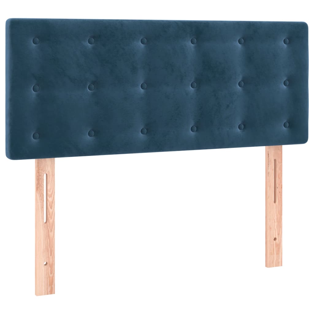 Hoofdbord 100x5x78/88 cm fluweel donkerblauw is nu te koop bij PeponiXL, paradijselijk wonen!