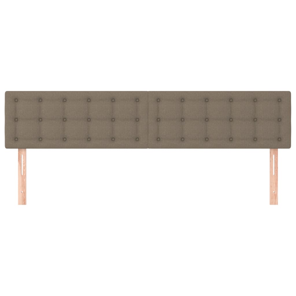 Hoofdborden 160x5x78/88 cm stof taupe is nu te koop bij PeponiXL, paradijselijk wonen!