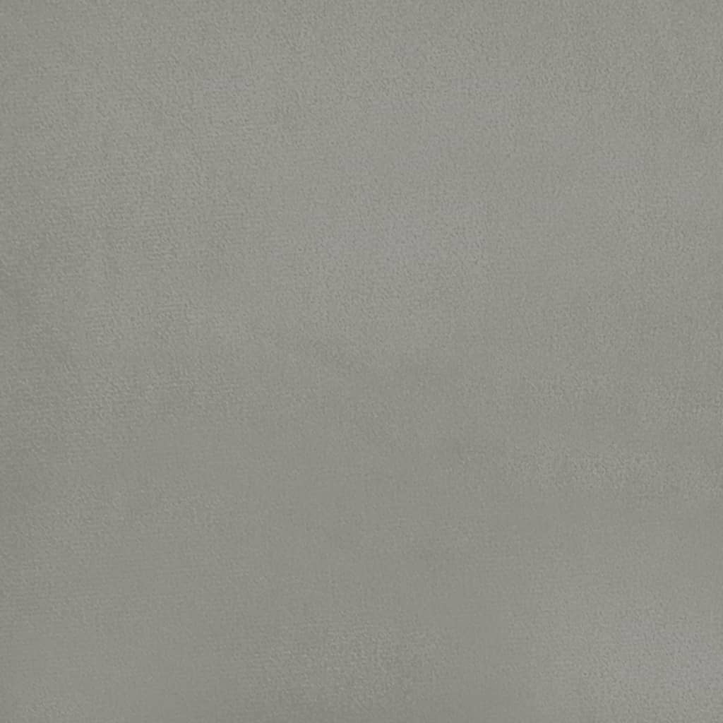 Hoofdborden 160x5x78/88 cm fluweel lichtgrijs is nu te koop bij PeponiXL, paradijselijk wonen!