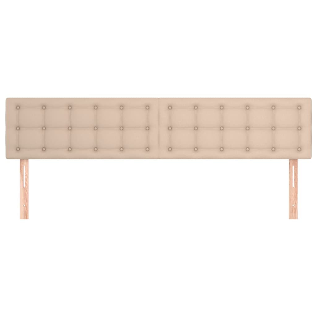 Hoofdborden 200x5x78/88 cm kunstleer cappuccinokleurig is nu te koop bij PeponiXL, paradijselijk wonen!