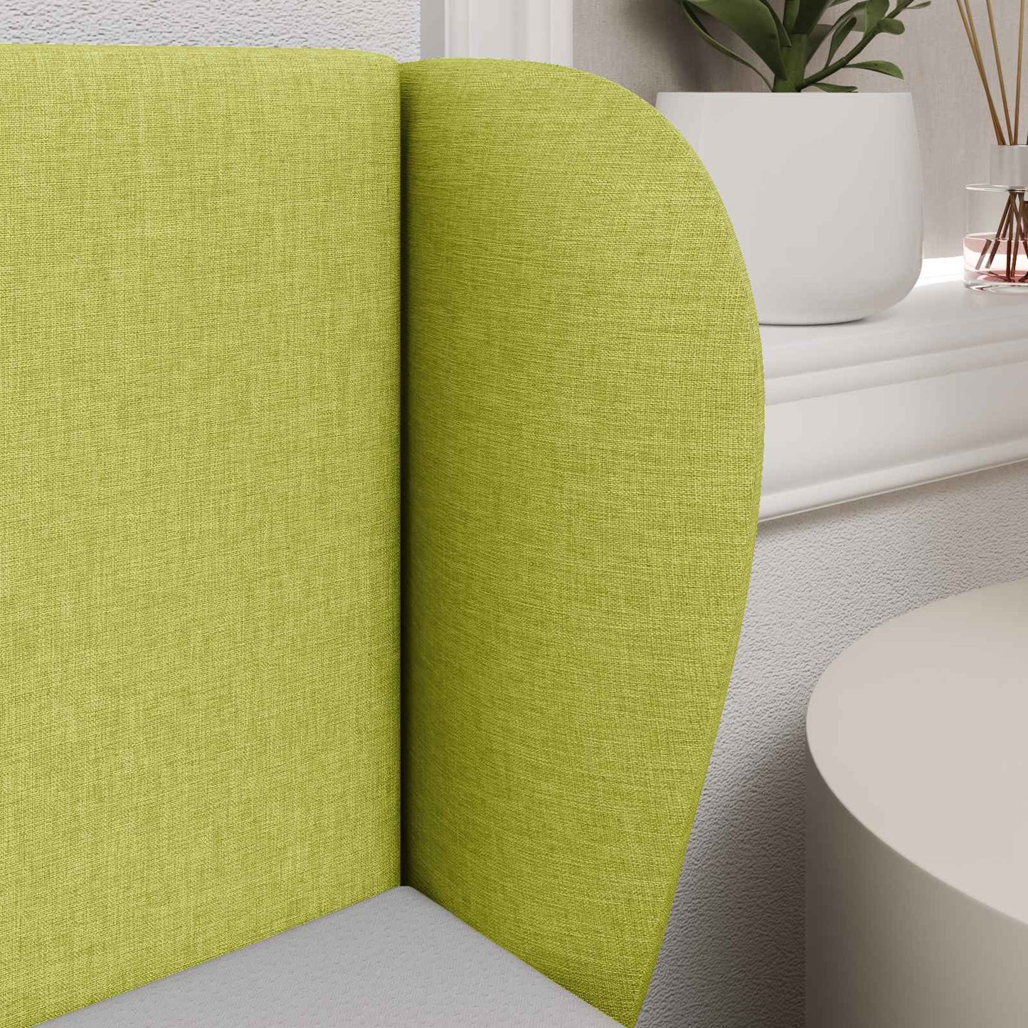 Hoofdbord oor Groen 40 x 23 x 6 cm Stof is nu te koop bij PeponiXL, paradijselijk wonen!