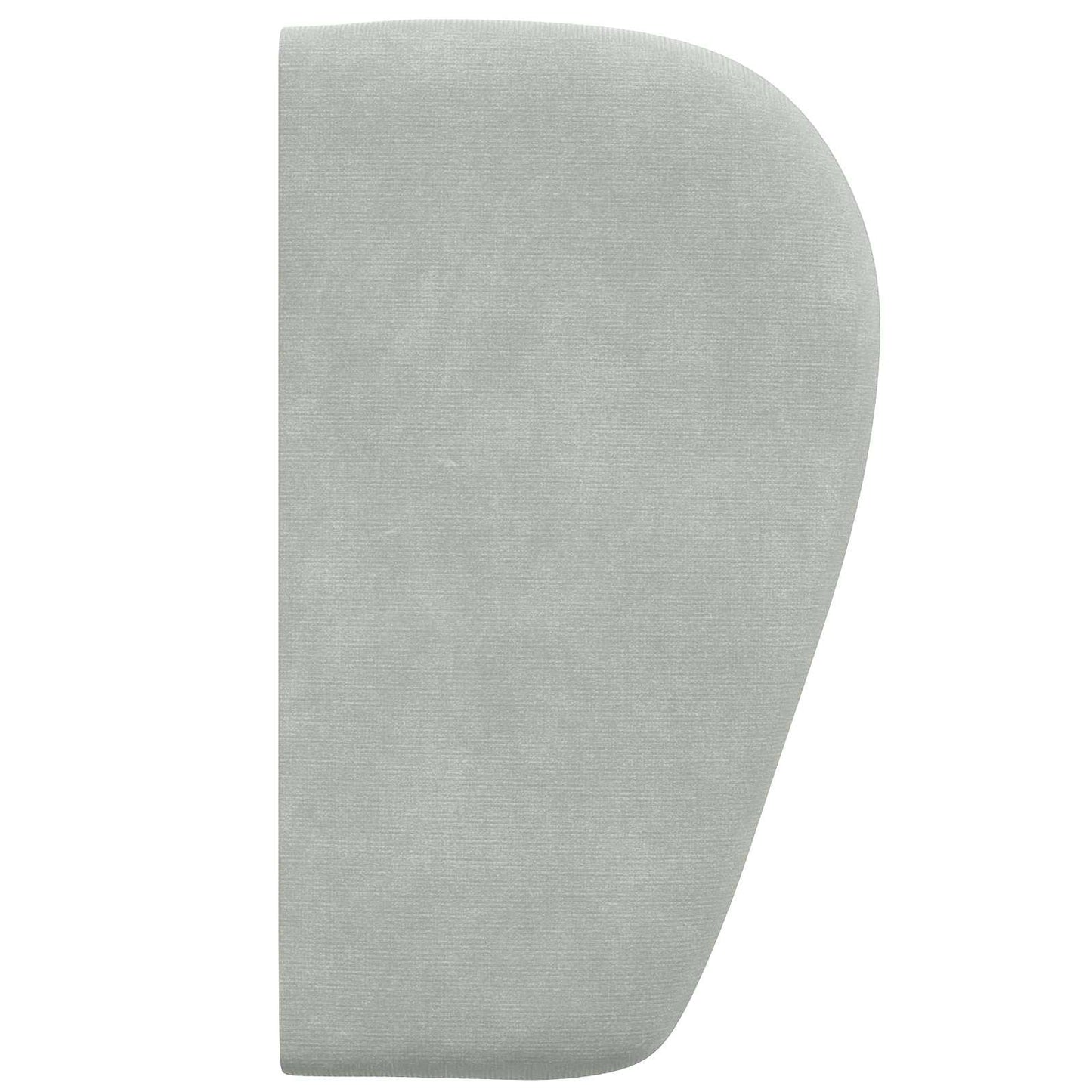 Hoofdbord oor Lichtgrijs 40 x 23 x 6 cm Fluweel