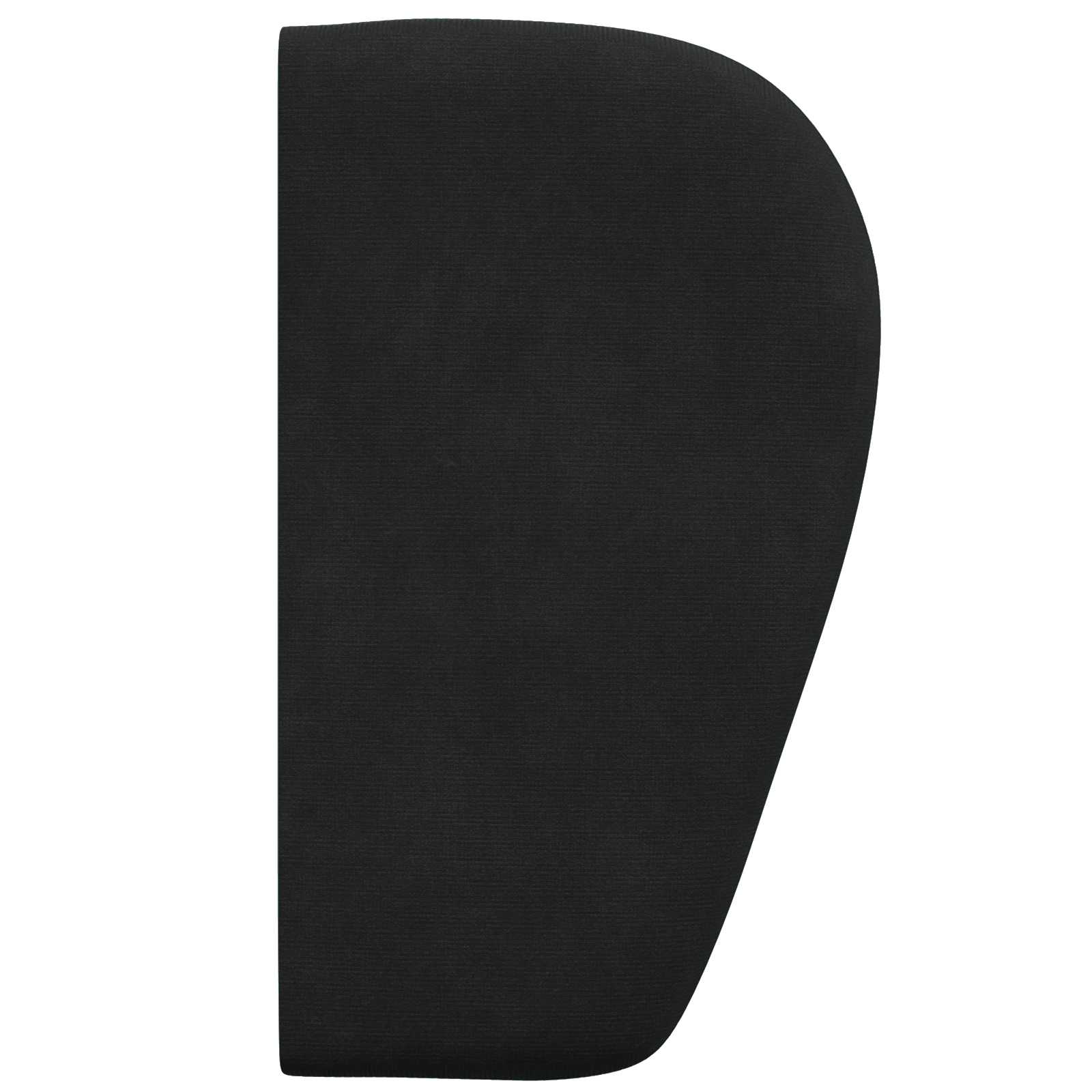 Hoofdbord oor Zwart 40 x 23 x 6 cm Fluweel is nu te koop bij PeponiXL, paradijselijk wonen!