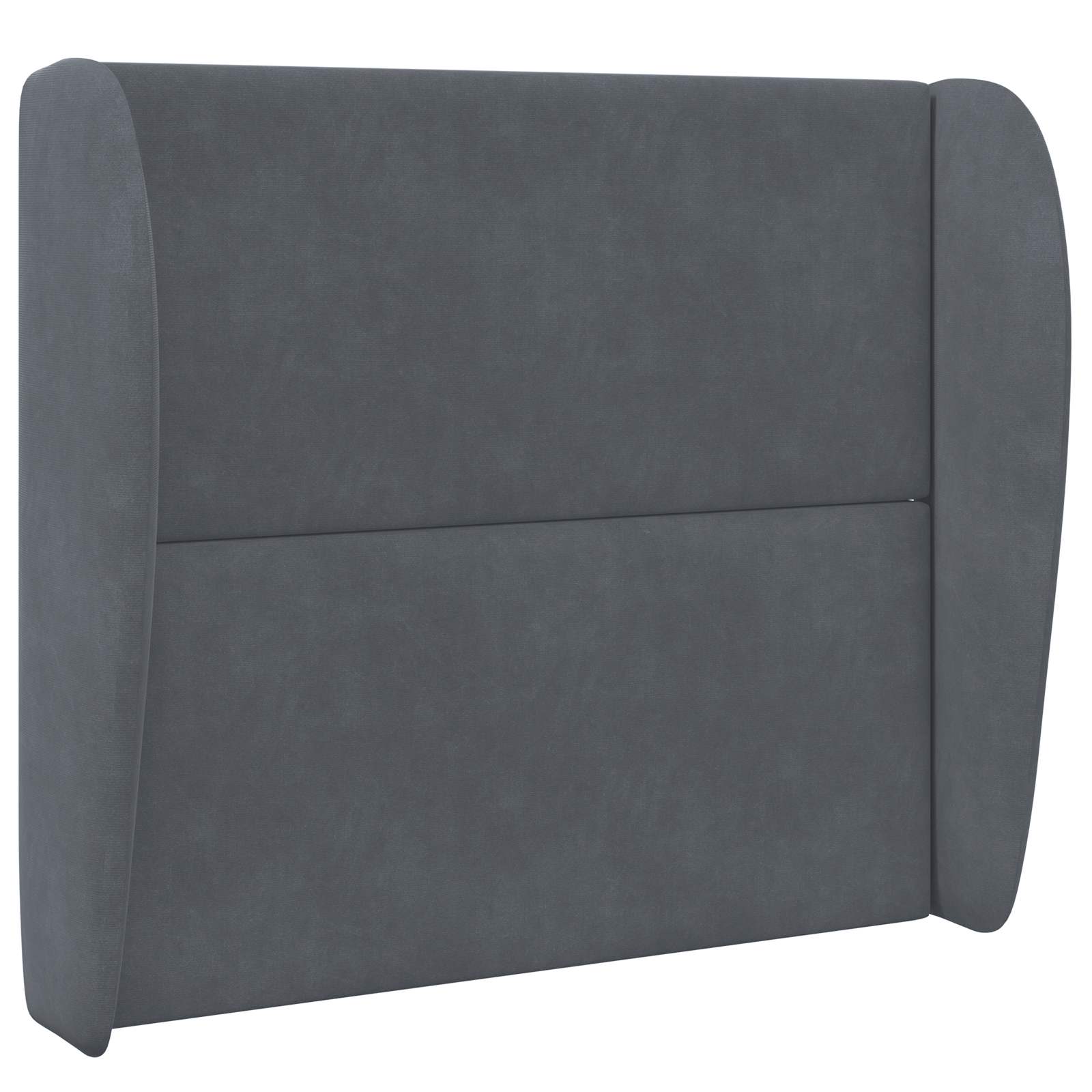 Hoofdbord oor Dim Grijs 80 x 23 x 6 cm Fluweel is nu te koop bij PeponiXL, paradijselijk wonen!