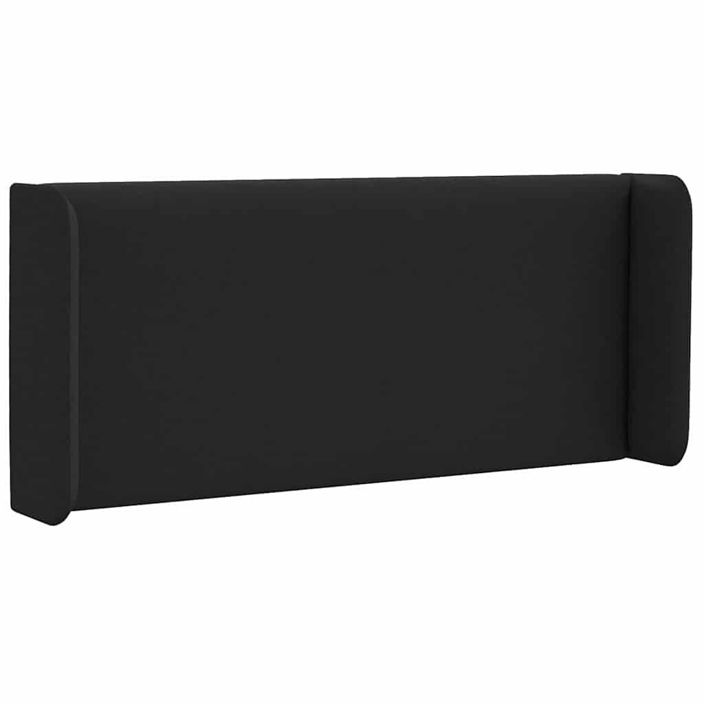 Hoofdbord met hoofdeinde Zwart 40.5 x 4 x 40.5 cm Stof
