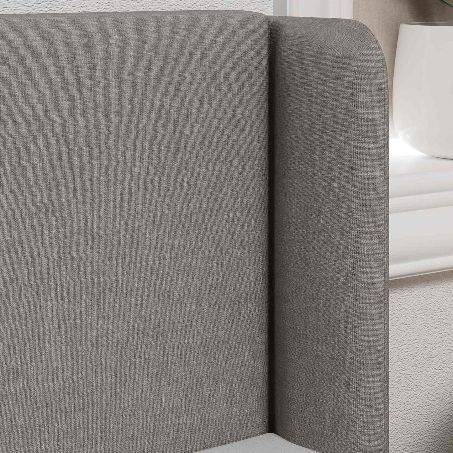 Hoofdbord oor Taupe 40,5 x 40,5 x 4 cm Stof is nu te koop bij PeponiXL, paradijselijk wonen!