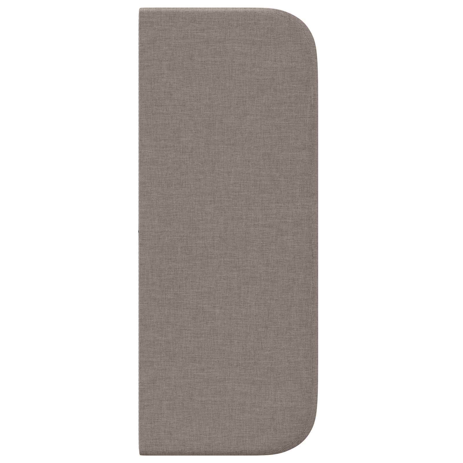Hoofdbord oor Taupe 40,5 x 40,5 x 4 cm Stof is nu te koop bij PeponiXL, paradijselijk wonen!