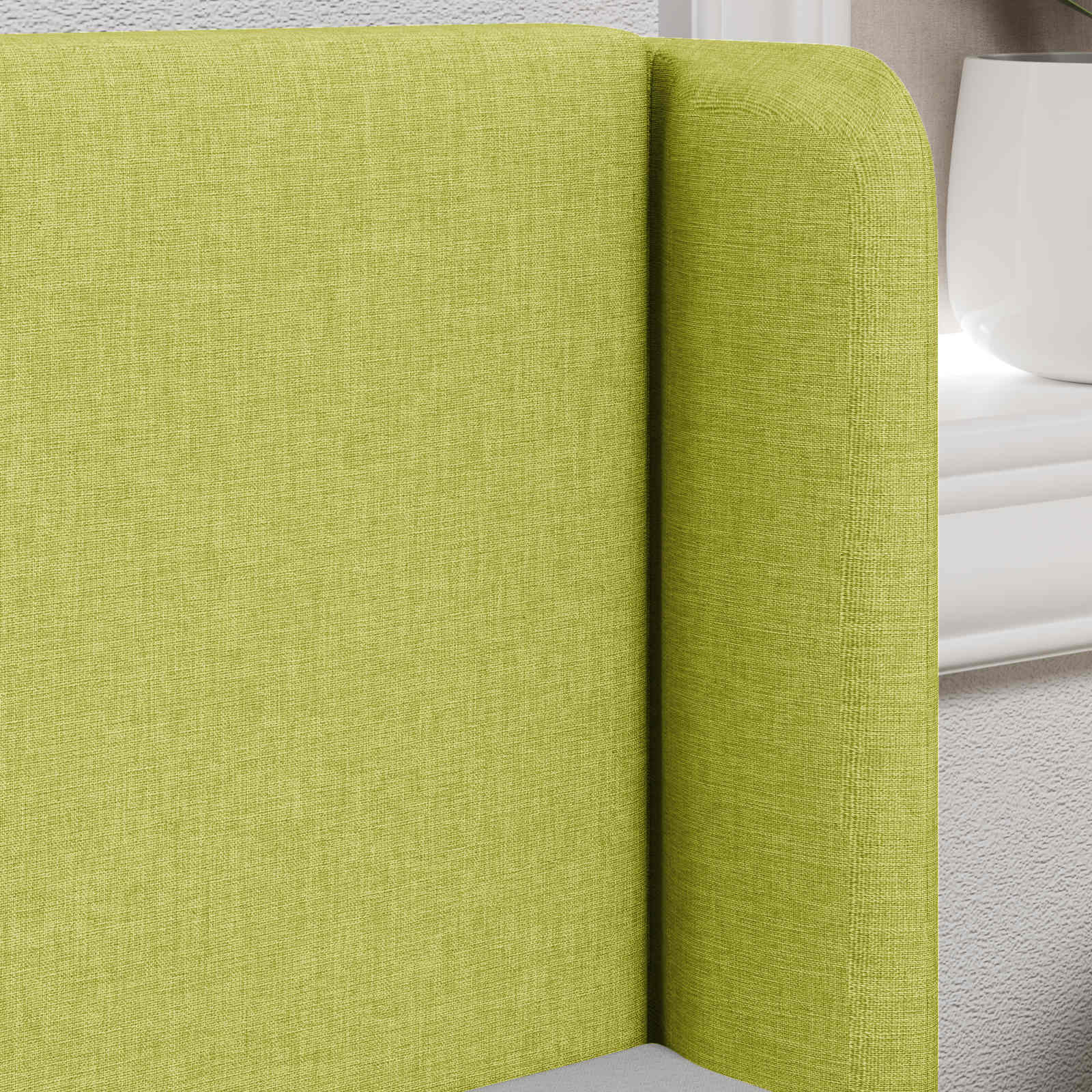 Hoofdbord oor Groen 40,5 x 40,5 x 4 cm Stof is nu te koop bij PeponiXL, paradijselijk wonen!