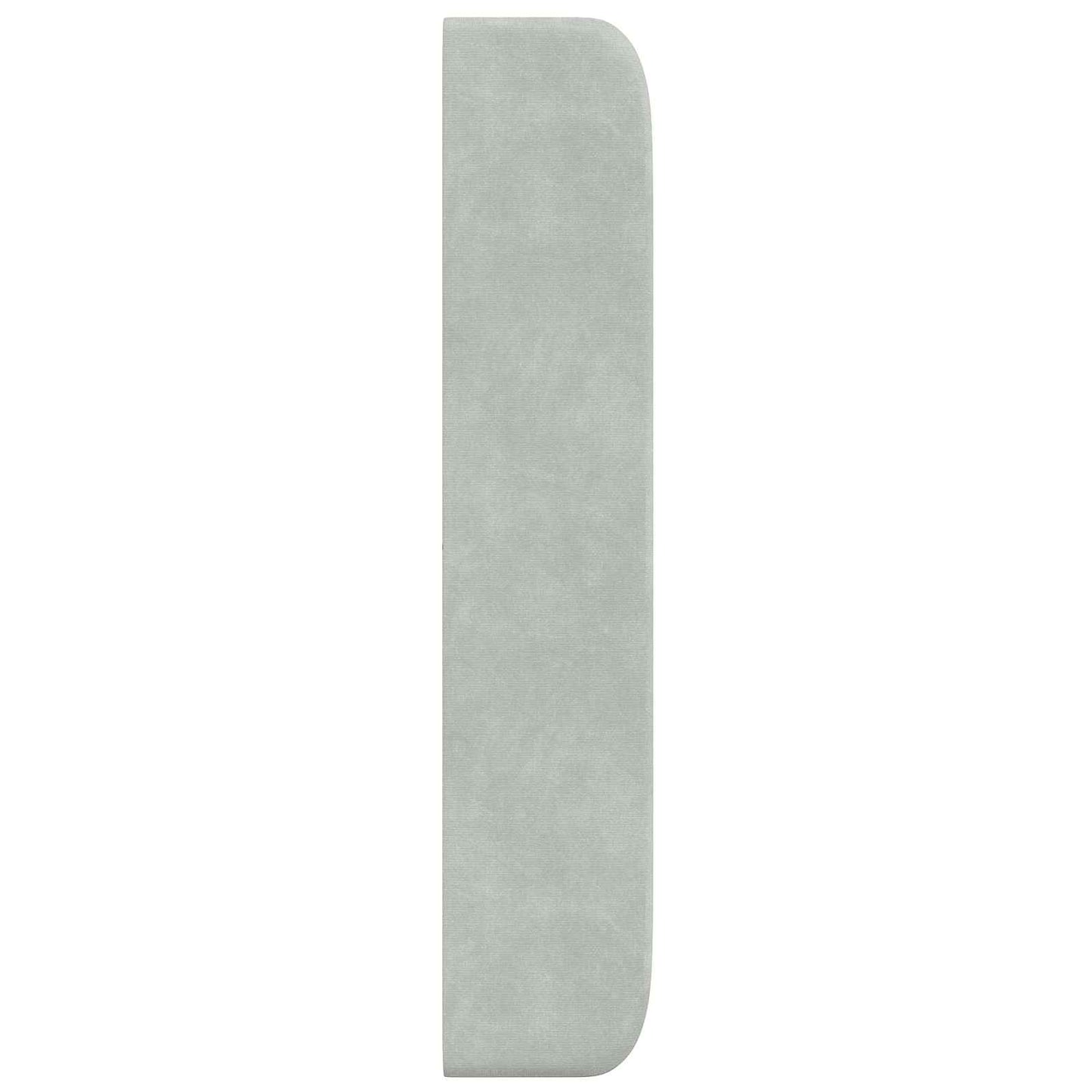 Hoofdbord oor Lichtgrijs 80 x 16 x 4 cm Fluweel is nu te koop bij PeponiXL, paradijselijk wonen!