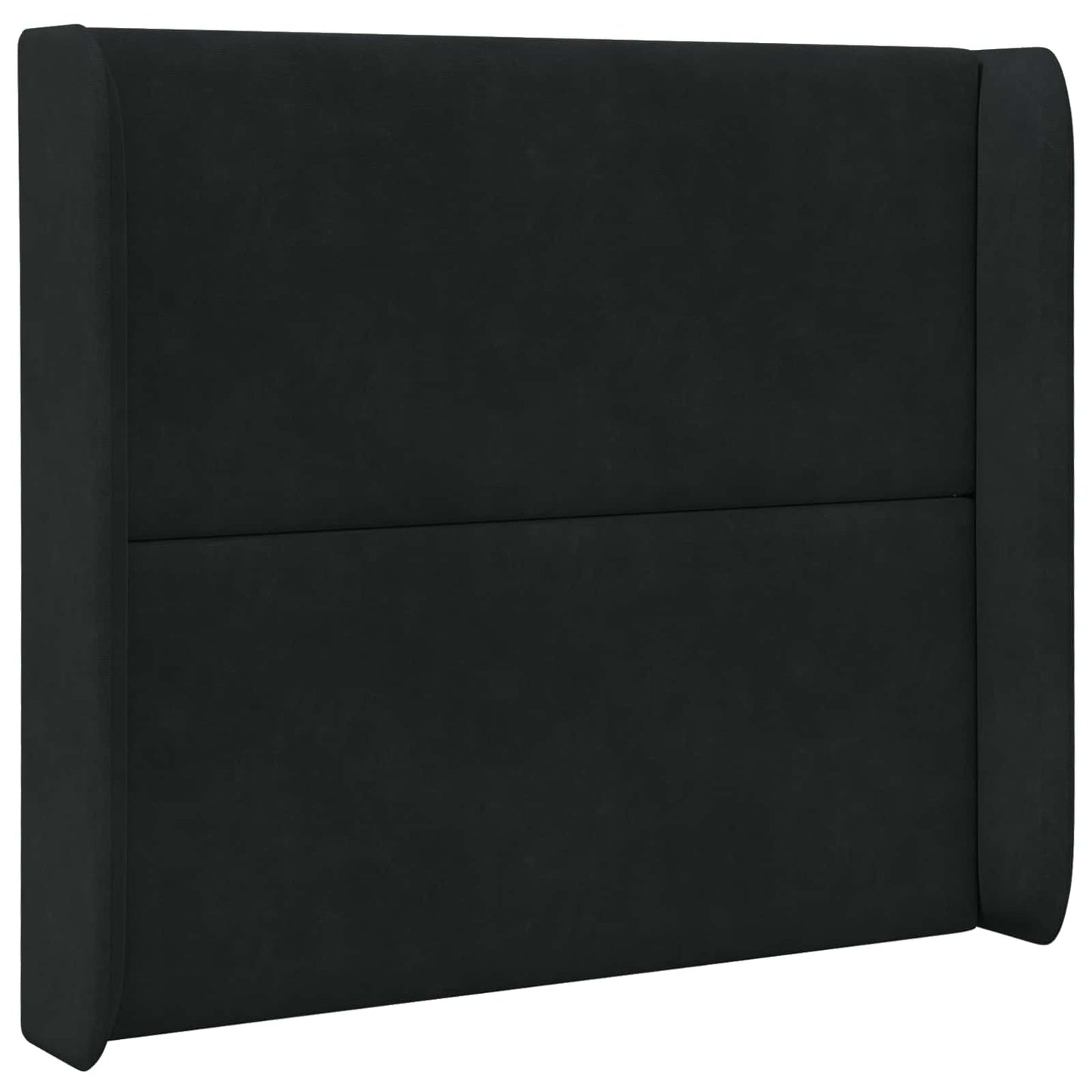 Hoofdbord oor Zwart 80 x 16 x 4 cm Fluweel is nu te koop bij PeponiXL, paradijselijk wonen!