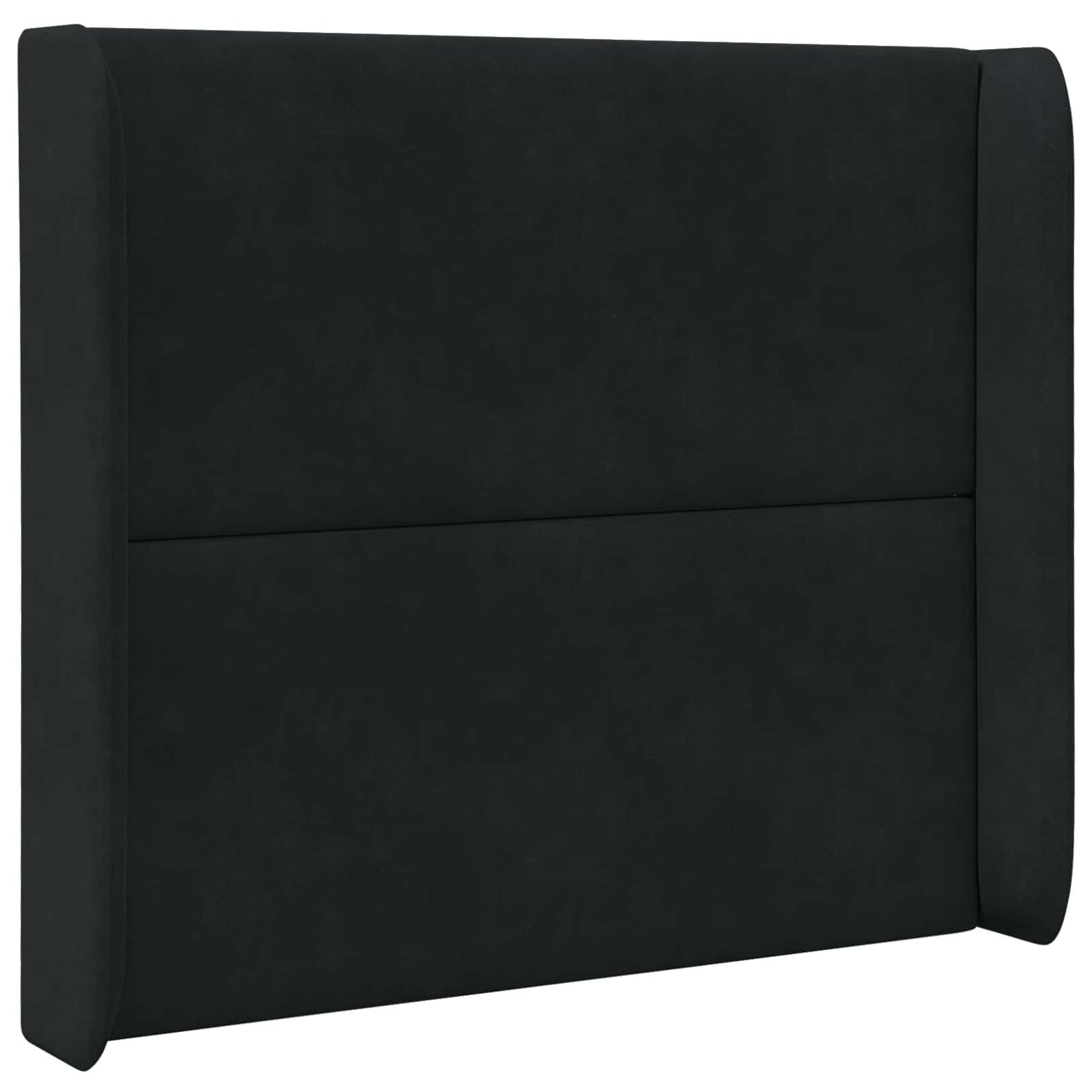 Hoofdbord oor Zwart 80 x 16 x 4 cm Fluweel is nu te koop bij PeponiXL, paradijselijk wonen!