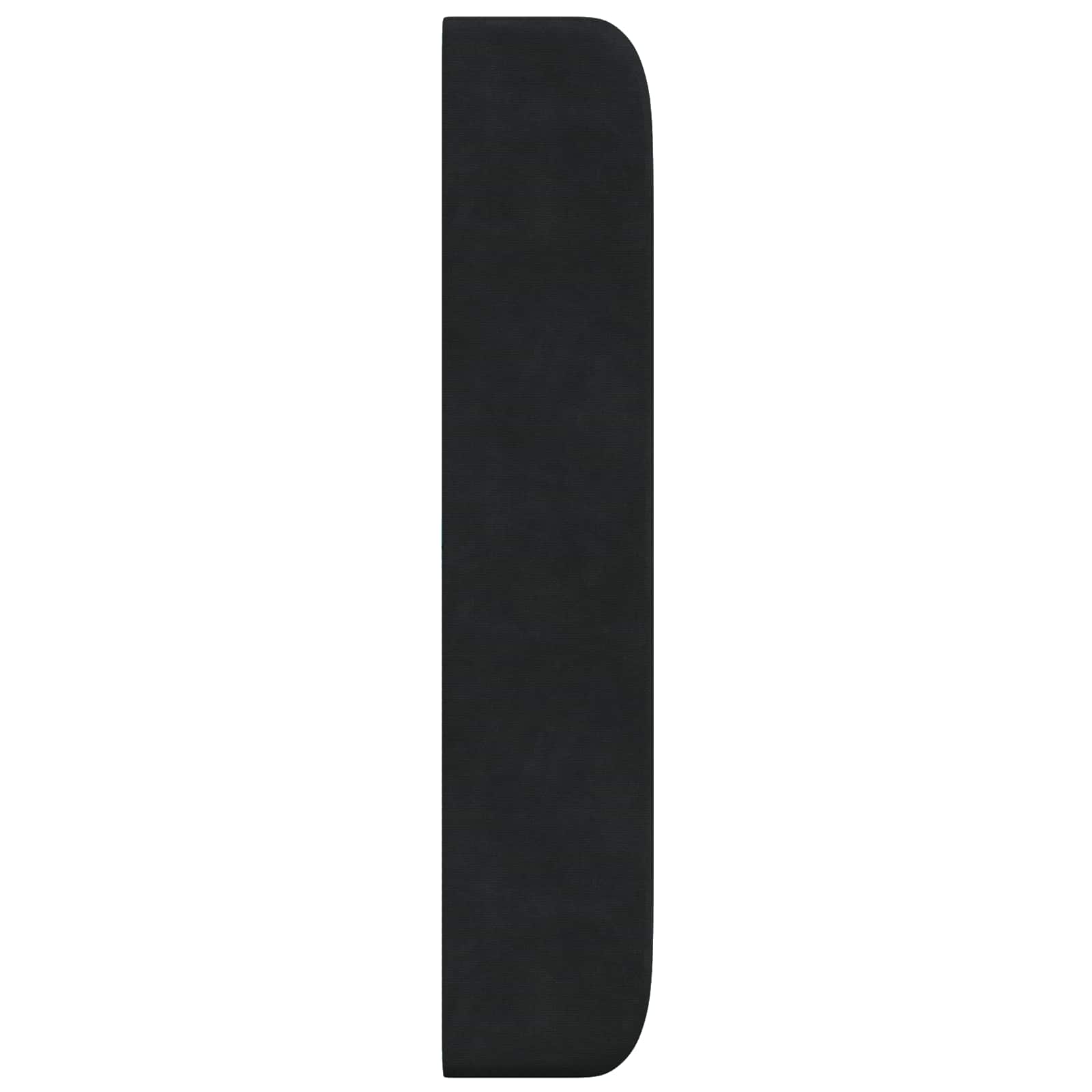 Hoofdbord oor Zwart 80 x 16 x 4 cm Fluweel is nu te koop bij PeponiXL, paradijselijk wonen!