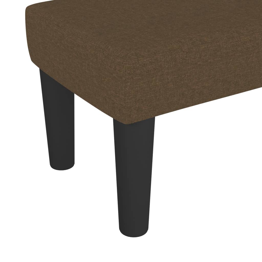 Bankje 70x30x30 cm stof bruin is nu te koop bij PeponiXL, paradijselijk wonen!