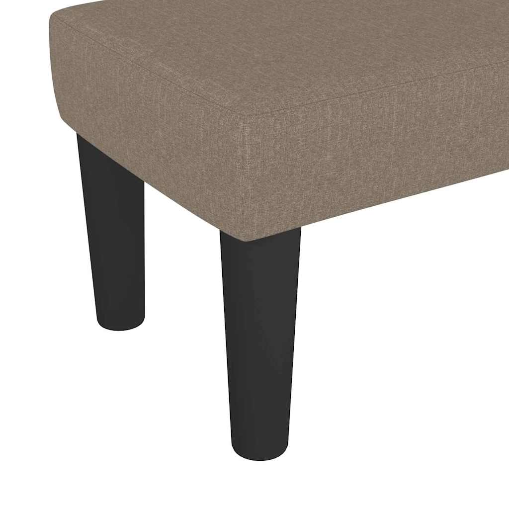 Bankje 70x30x30 cm stof taupe is nu te koop bij PeponiXL, paradijselijk wonen!