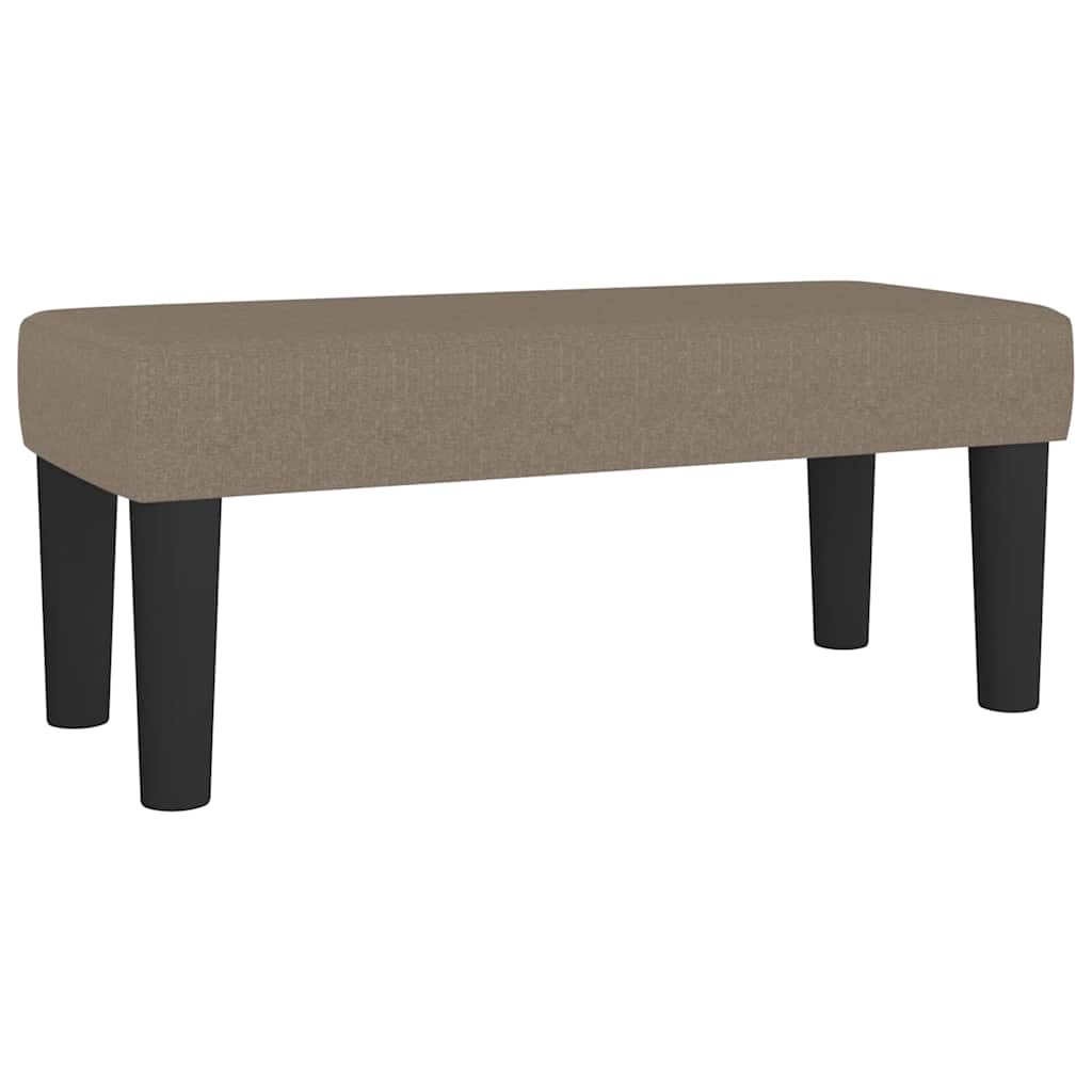 Bankje 70x30x30 cm stof taupe is nu te koop bij PeponiXL, paradijselijk wonen!
