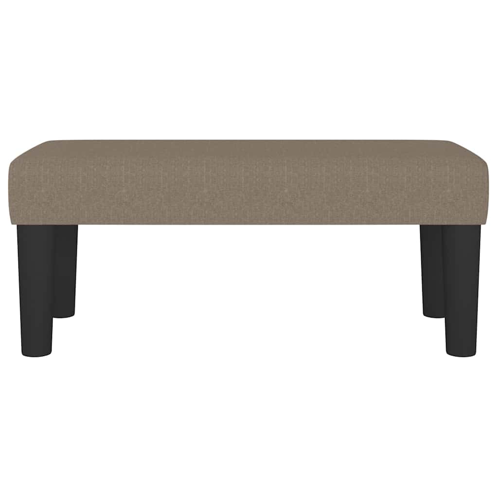 Bankje 70x30x30 cm stof taupe is nu te koop bij PeponiXL, paradijselijk wonen!