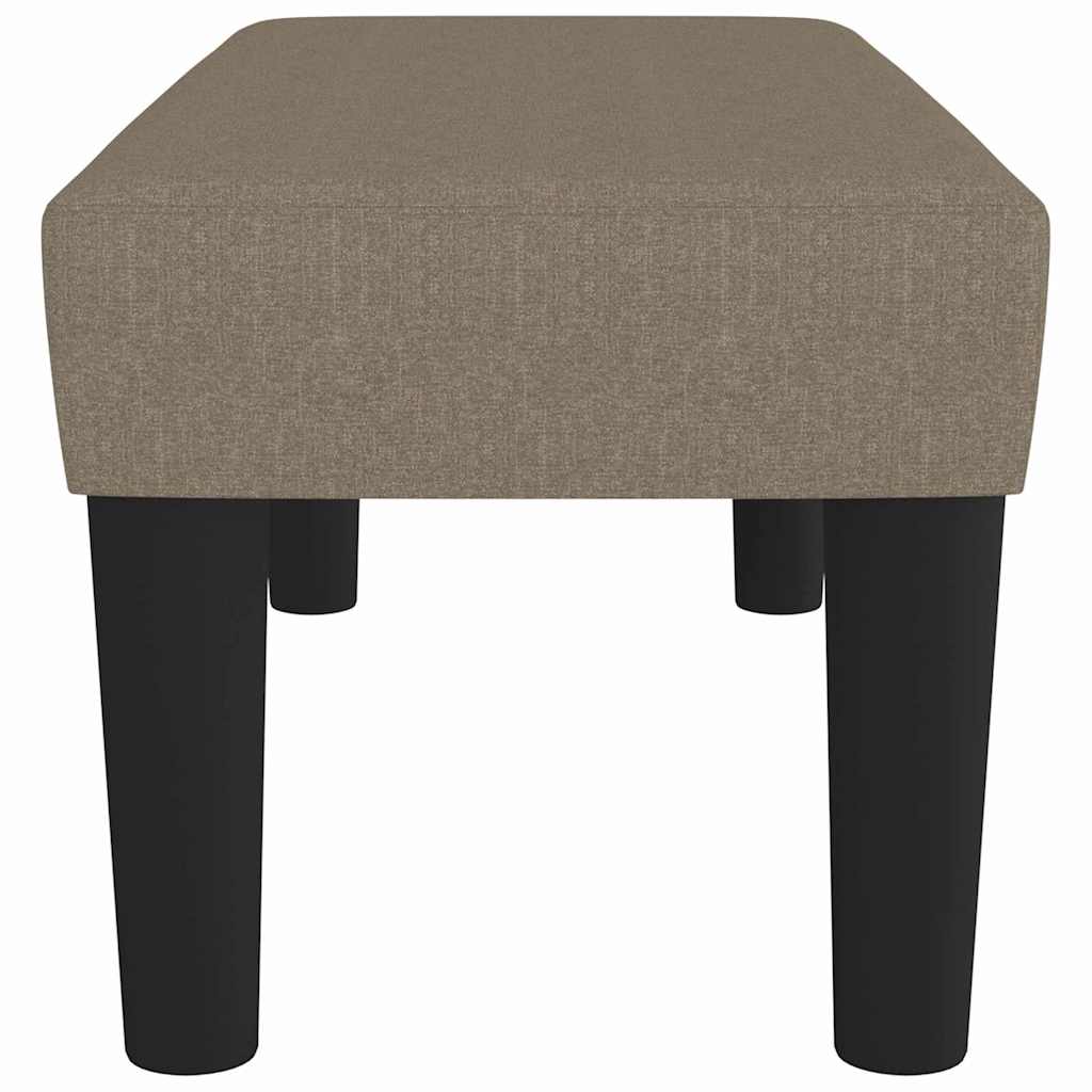 Bankje 70x30x30 cm stof taupe is nu te koop bij PeponiXL, paradijselijk wonen!