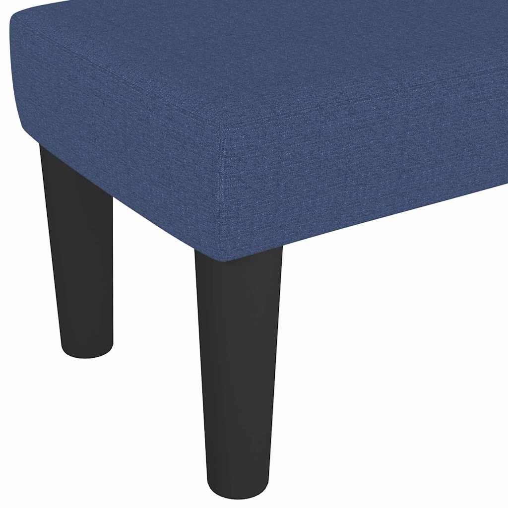 Bankje 70x30x30 cm stof blauw is nu te koop bij PeponiXL, paradijselijk wonen!