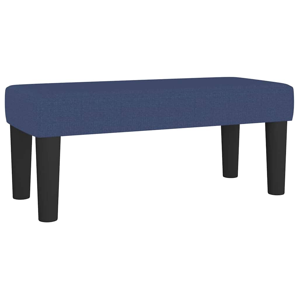 Bankje 70x30x30 cm stof blauw is nu te koop bij PeponiXL, paradijselijk wonen!