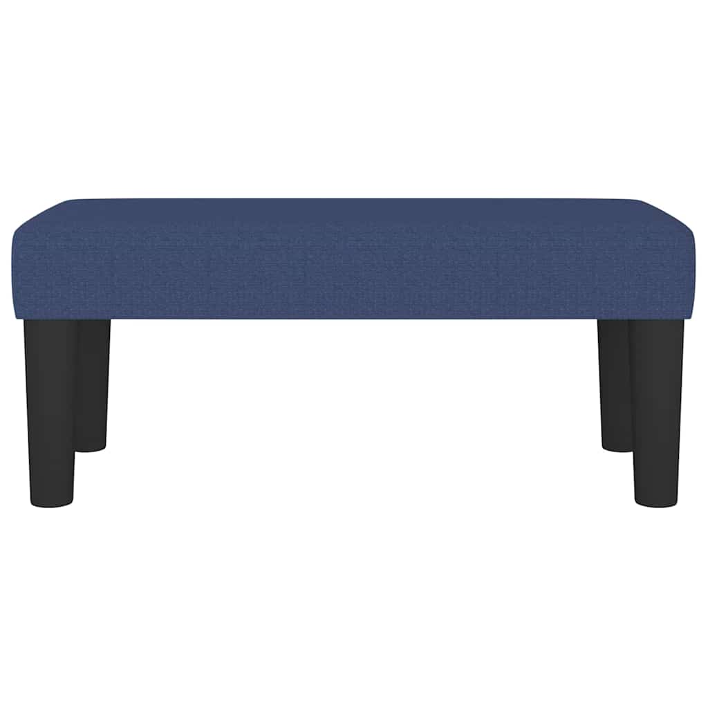 Bankje 70x30x30 cm stof blauw is nu te koop bij PeponiXL, paradijselijk wonen!