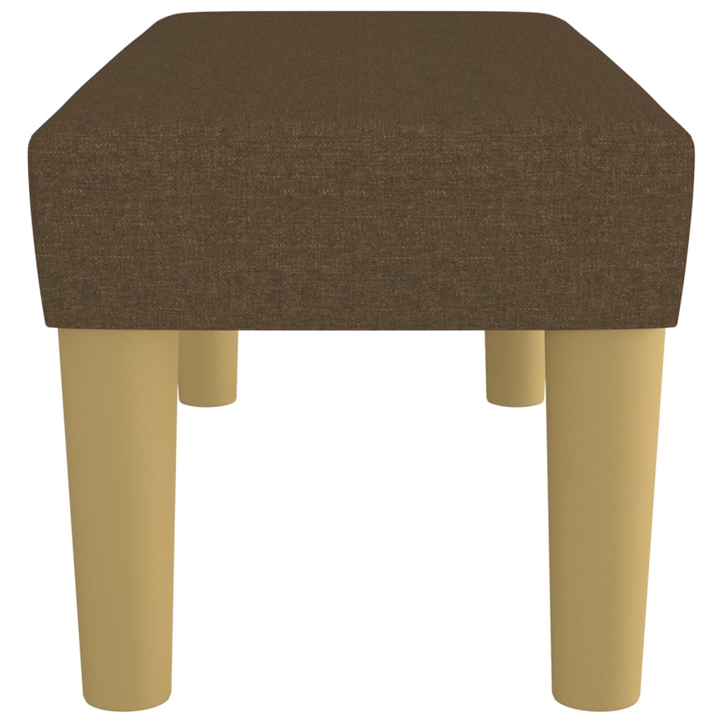 Bankje 70x30x30 cm stof bruin is nu te koop bij PeponiXL, paradijselijk wonen!