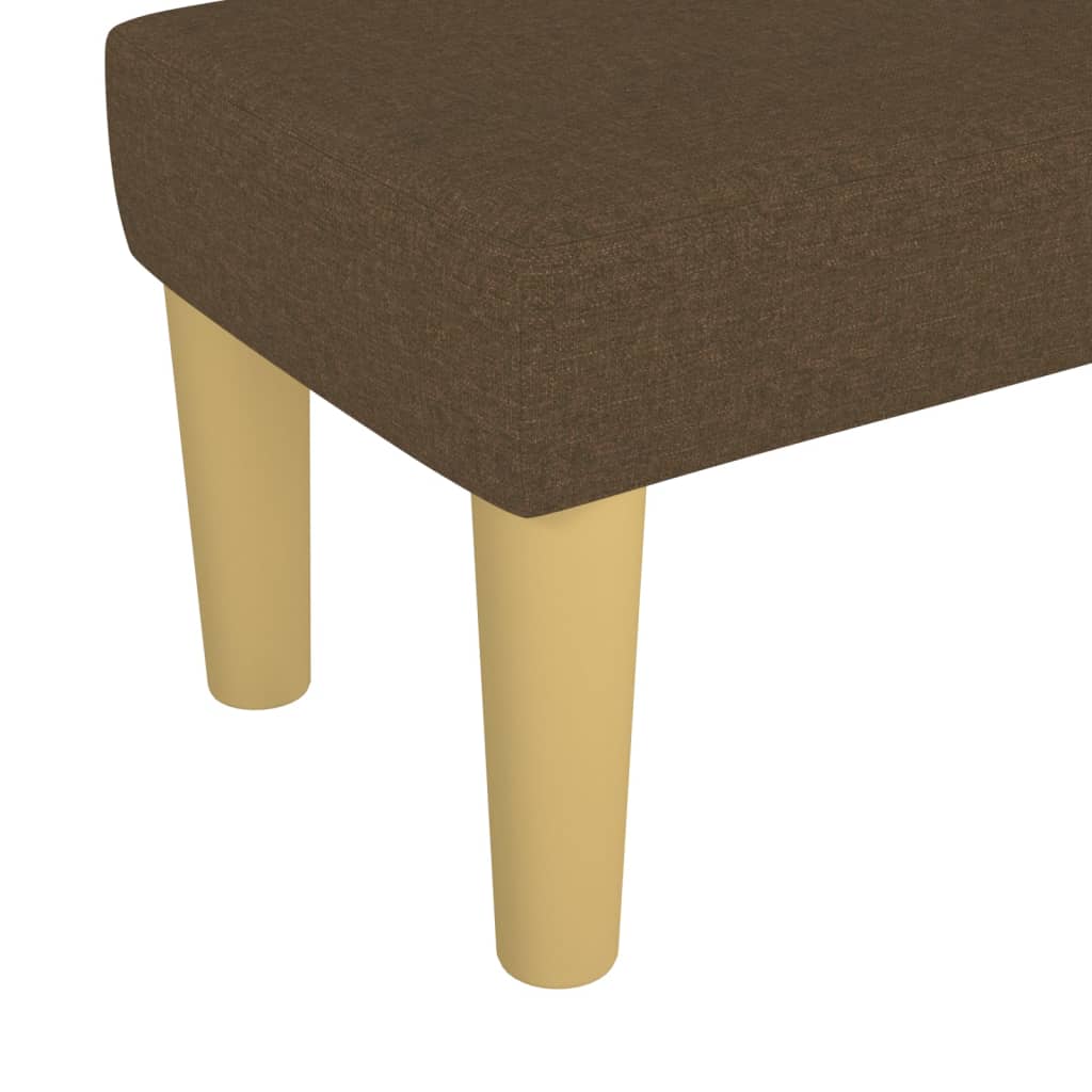 Bankje 70x30x30 cm stof bruin is nu te koop bij PeponiXL, paradijselijk wonen!