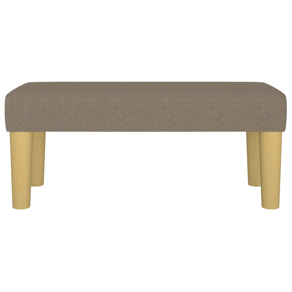 Bankje 70x30x30 cm stof taupe is nu te koop bij PeponiXL, paradijselijk wonen!