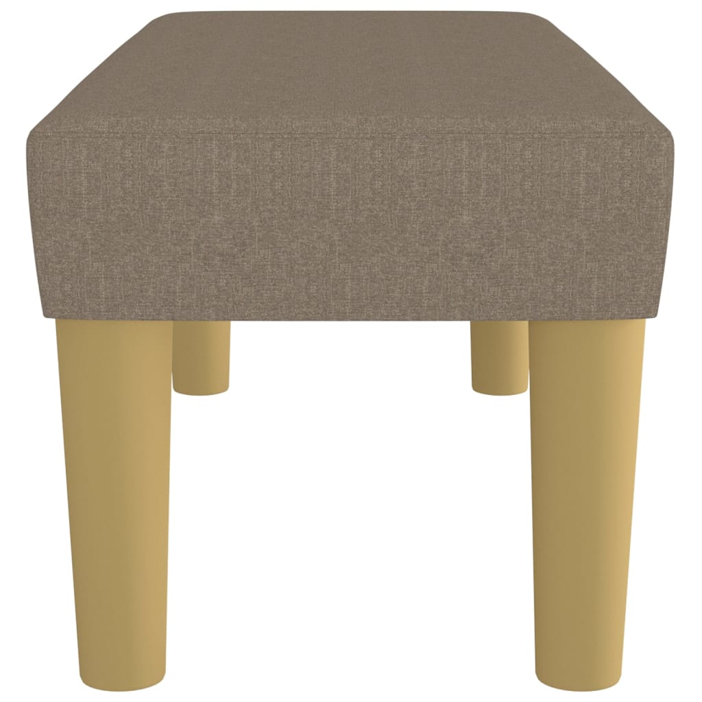 Bankje 70x30x30 cm stof taupe is nu te koop bij PeponiXL, paradijselijk wonen!