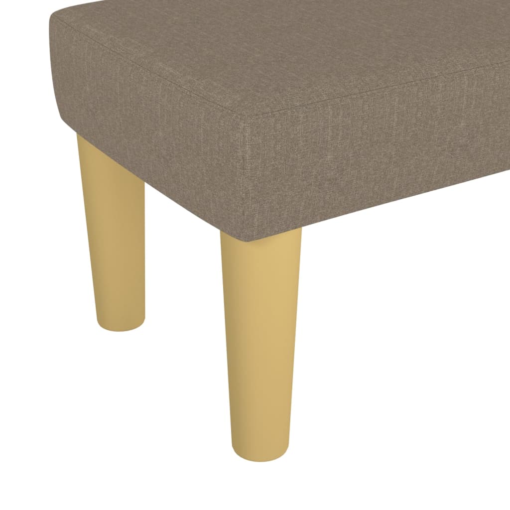 Bankje 70x30x30 cm stof taupe is nu te koop bij PeponiXL, paradijselijk wonen!