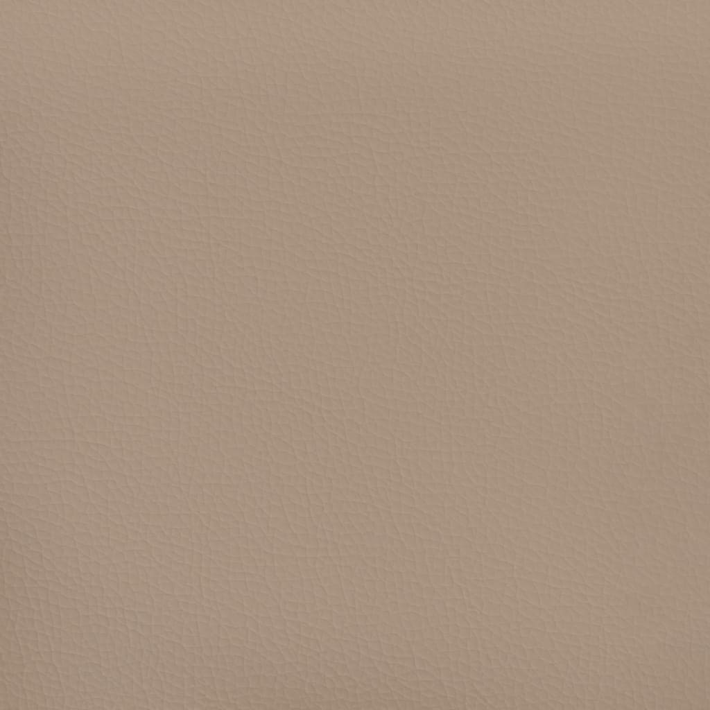 Bankje 70x30x30 cm kunstleer cappuccinokleurig is nu te koop bij PeponiXL, paradijselijk wonen!