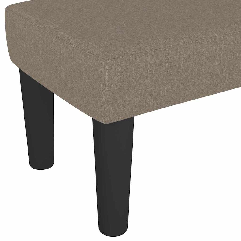 Bankje 100x30x30 cm stof taupe is nu te koop bij PeponiXL, paradijselijk wonen!