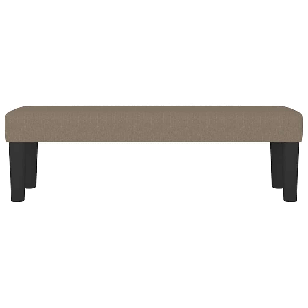 Bankje 100x30x30 cm stof taupe is nu te koop bij PeponiXL, paradijselijk wonen!