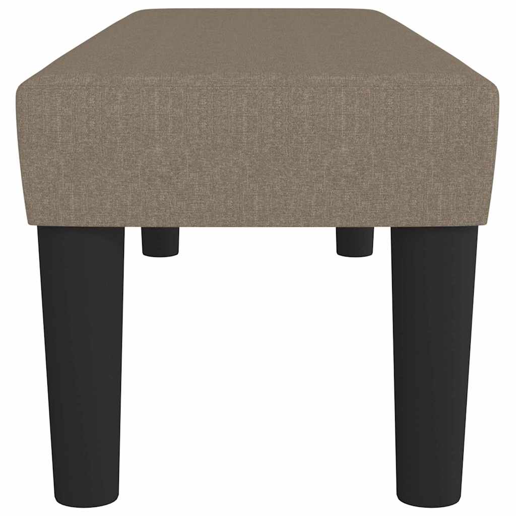 Bankje 100x30x30 cm stof taupe is nu te koop bij PeponiXL, paradijselijk wonen!