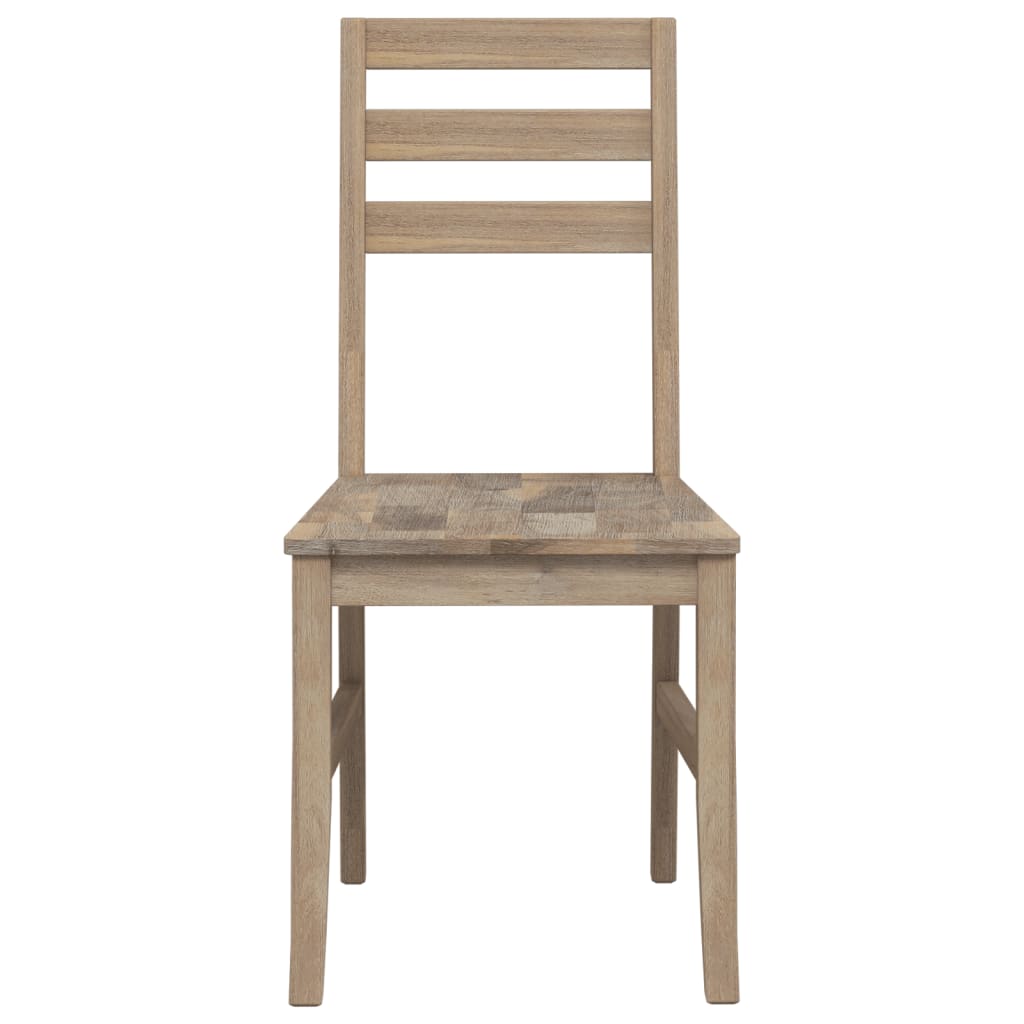 Eetkamerstoelen 8 st massief acaciahout is nu te koop bij PeponiXL, paradijselijk wonen!