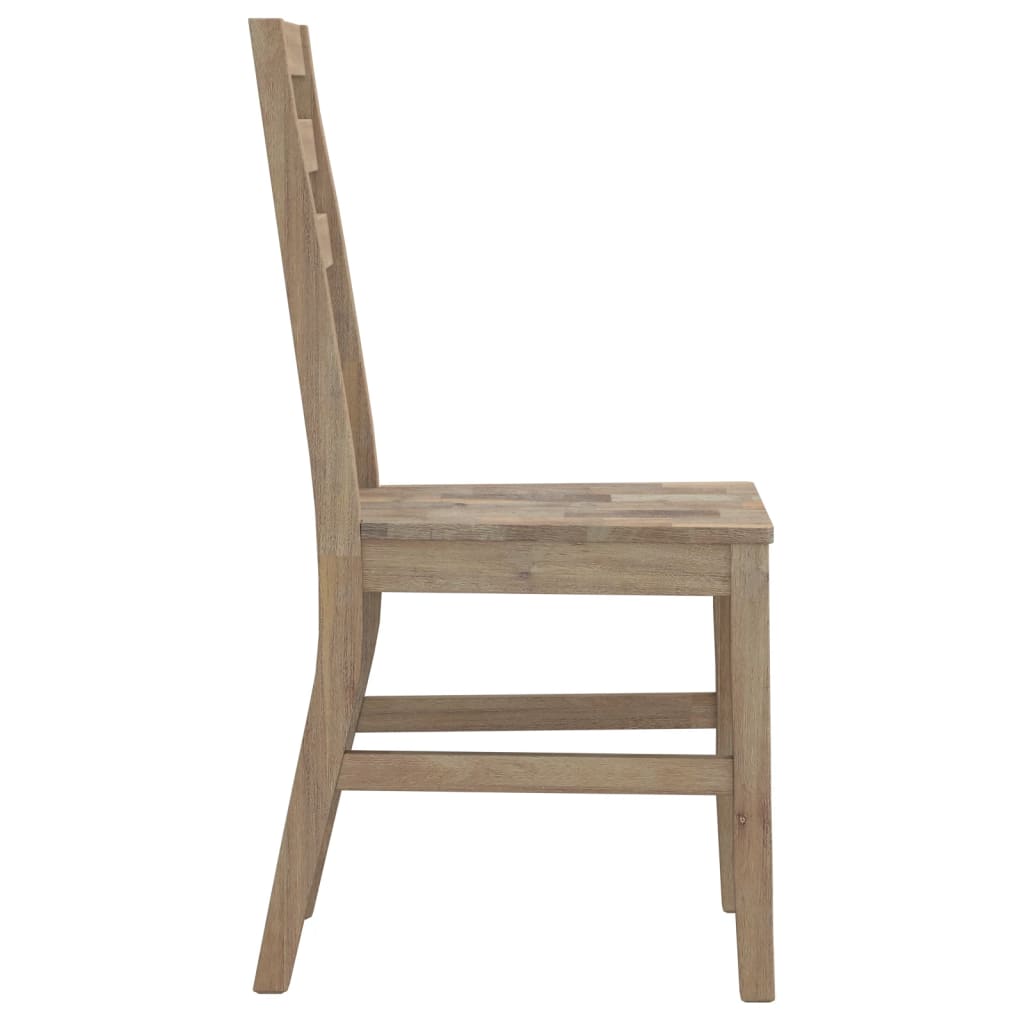 Eetkamerstoelen 8 st massief acaciahout is nu te koop bij PeponiXL, paradijselijk wonen!