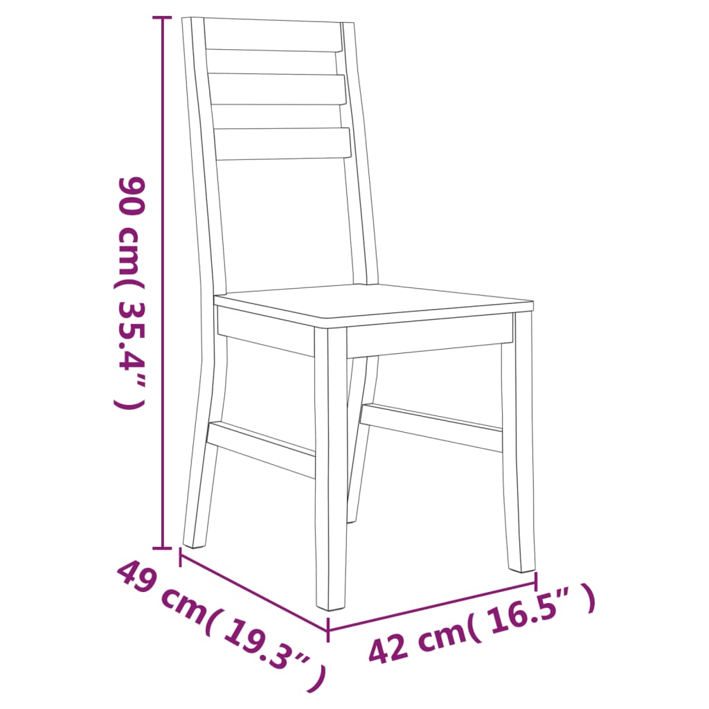 Eetkamerstoelen 8 st massief acaciahout is nu te koop bij PeponiXL, paradijselijk wonen!