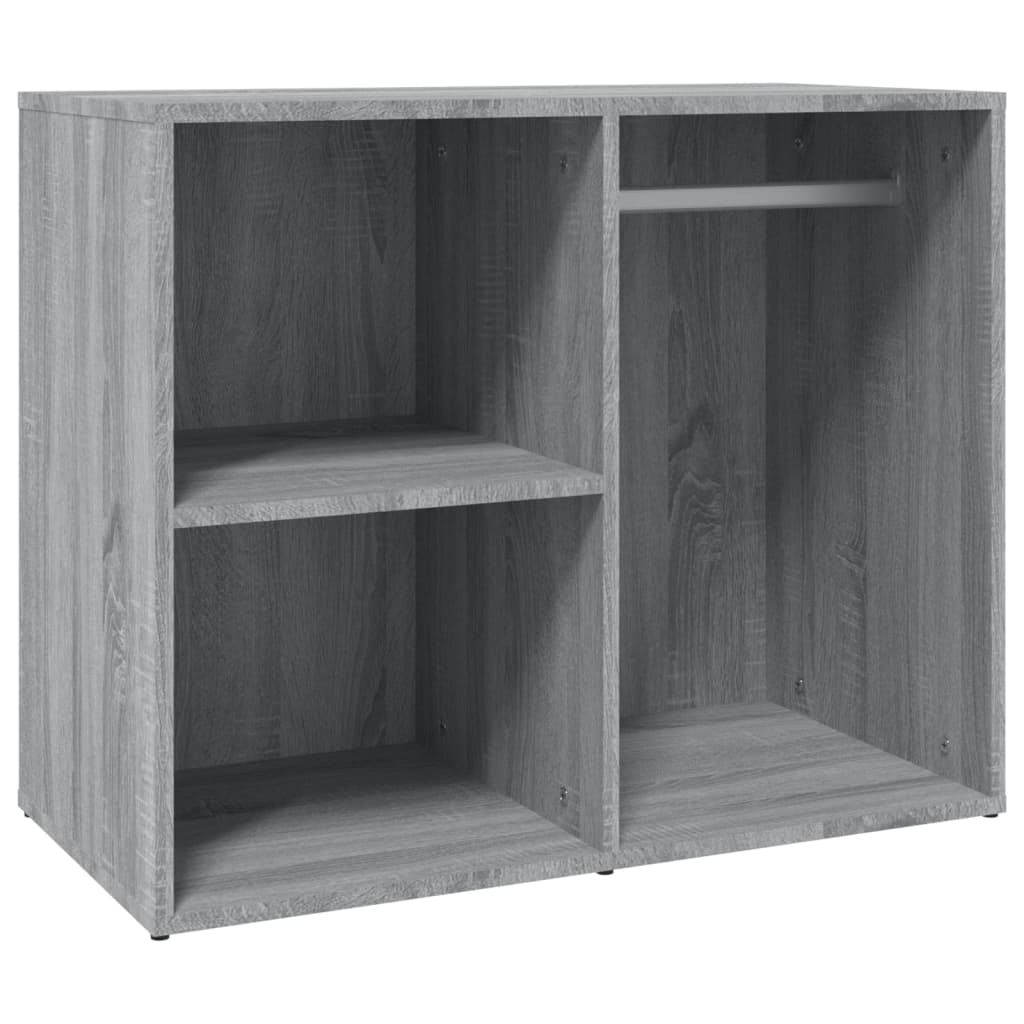 Kaptafel met kastjes LED bewerkt hout grijs sonoma eiken is nu te koop bij PeponiXL, paradijselijk wonen!