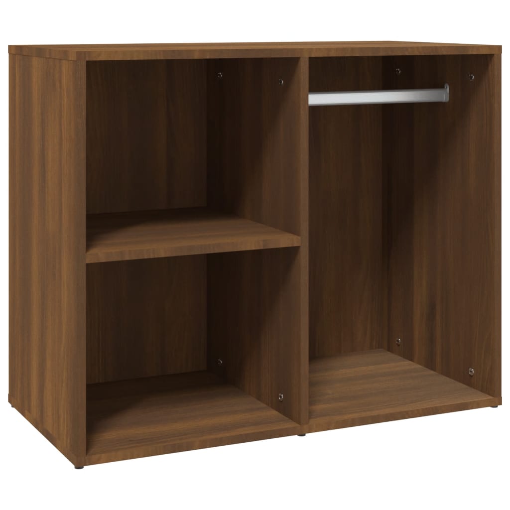 Kaptafel met kastjes LED bewerkt hout bruin eikenkleur is nu te koop bij PeponiXL, paradijselijk wonen!