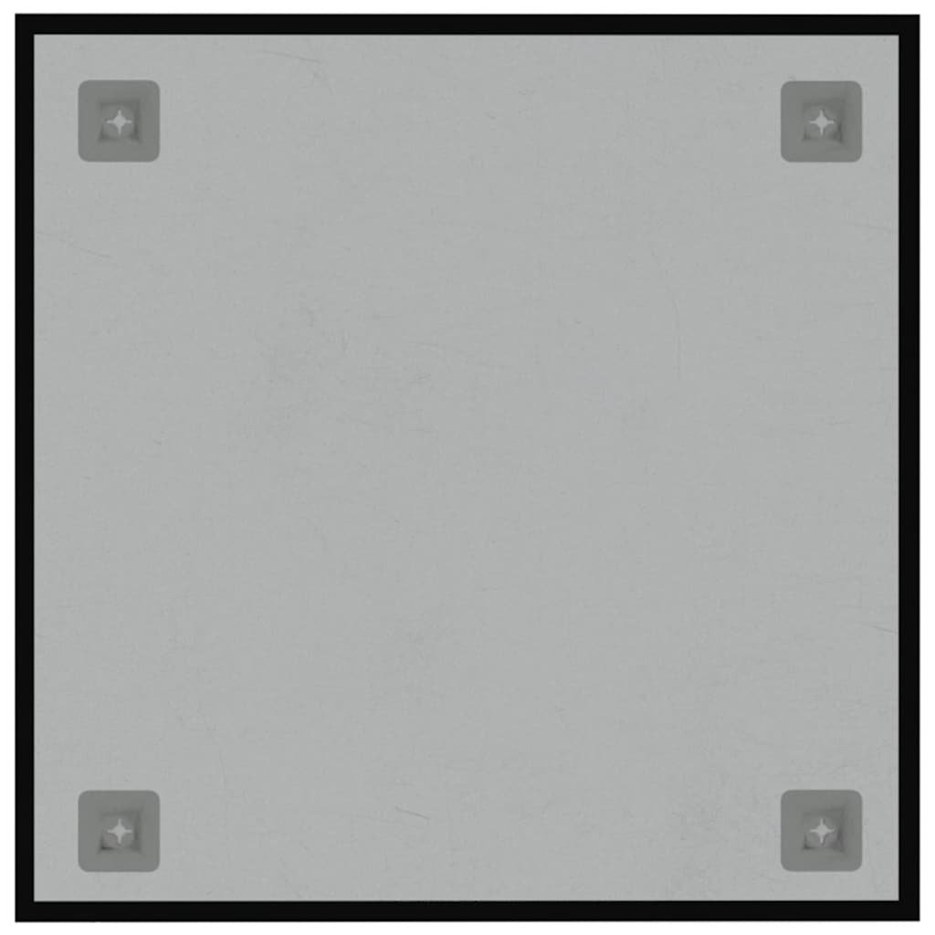 Magneetbord wandgemonteerd 40x40 cm gehard glas zwart is nu te koop bij PeponiXL, paradijselijk wonen!