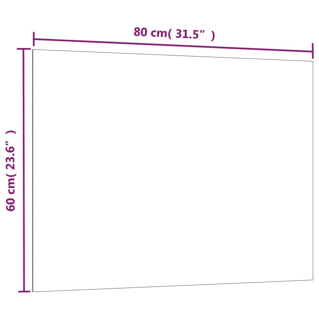 Magneetbord wandgemonteerd 80x60 cm gehard glas zwart is nu te koop bij PeponiXL, paradijselijk wonen!