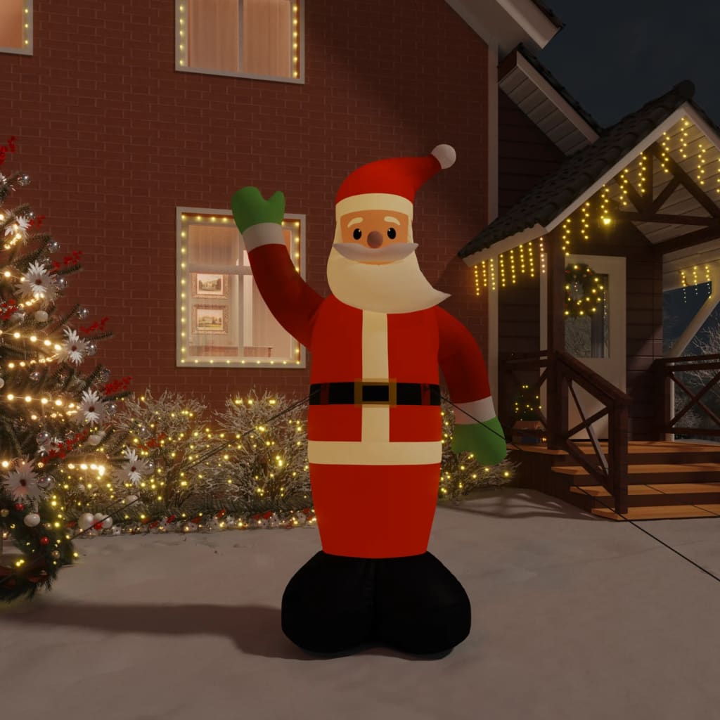 Kerstman met LED-verlichting opblaasbaar 370 cm is nu te koop bij PeponiXL, paradijselijk wonen!